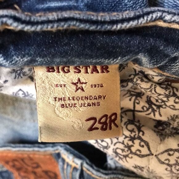 BigâStarâDistressed SkinnyâJeansâwithâContrastâStitching - Picture 15 of 16